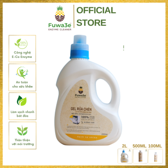 Gel rửa chén dùng cho máy rửa chén bát, nước rửa chén sinh học Fuwa3E - Can 2L ,