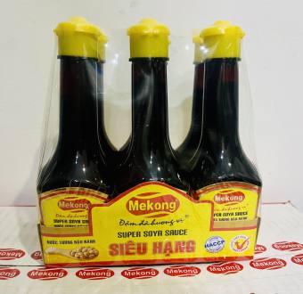 Lốc Nước tương Mekong siêu hạng nhí chai (6 chai x 100ml)
