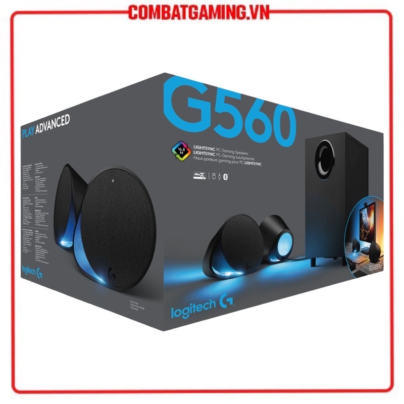 Loa máy tính logitech g560 lightsync rgb