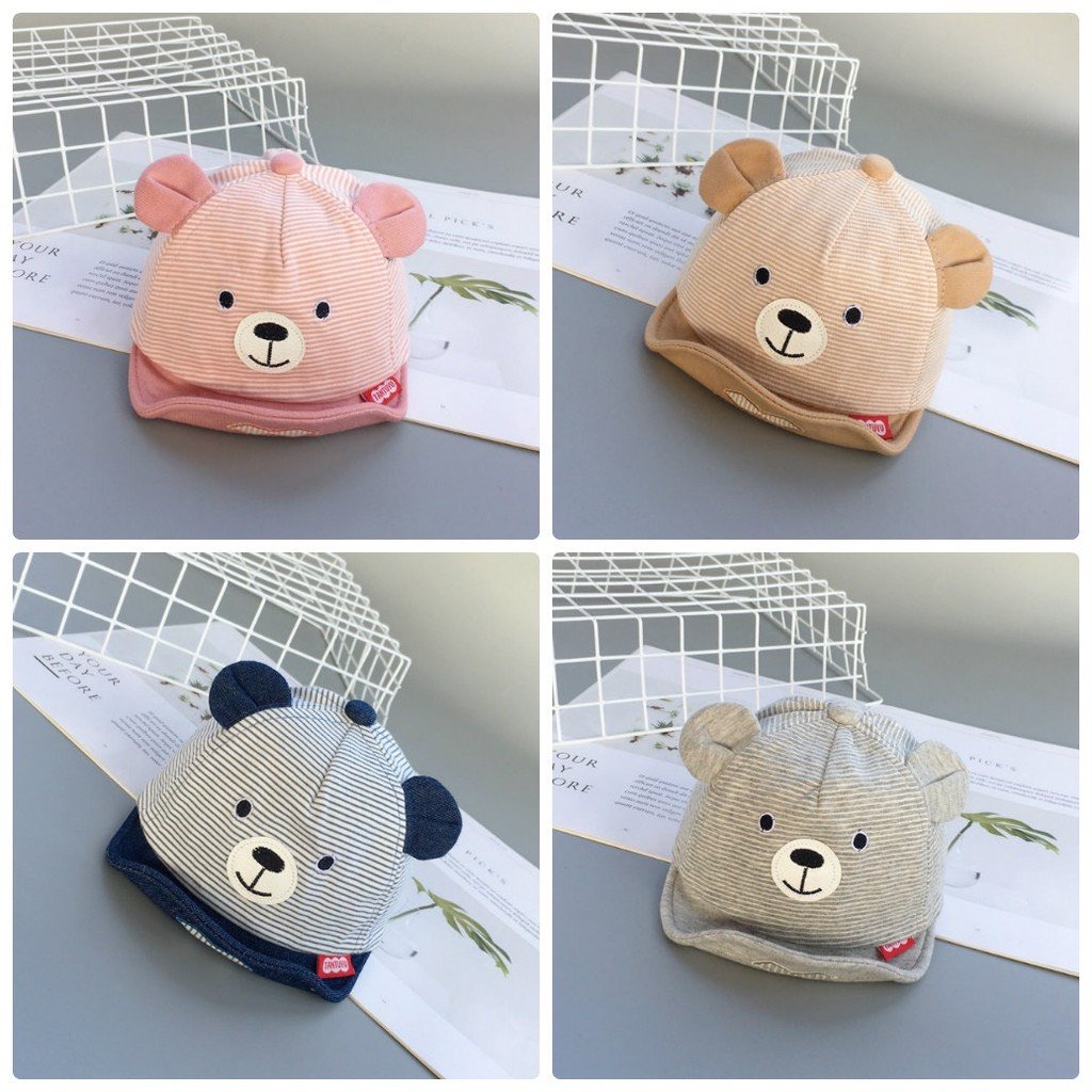 Mũ bóng chày cho bé, mũ lưỡi trai, nón lưỡi trai cho bé trai bé gái hình gấu ngộ nghĩnh - Unbee Baby UM003