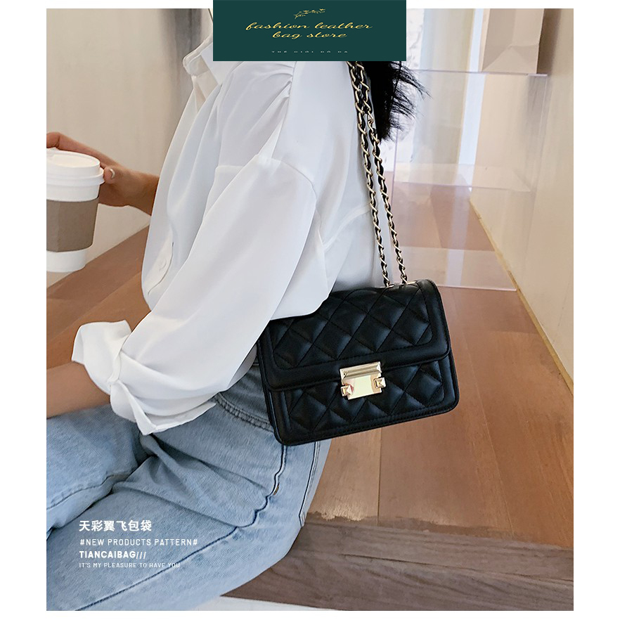 Túi xách nữ FL19, túi nữ đeo chéo đeo vai chất liệu da cao cấp kiểu dáng hàn quốc - Fashion Leather Bag