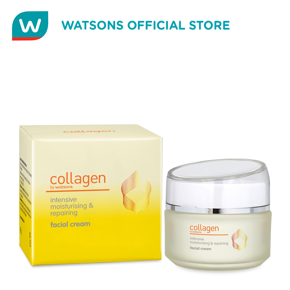 Watsons Collagen Facial Cream - Moisturizing and Repairing (45g)