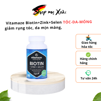 Viên uống Biotin cải thiện tóc da móng, giảm rụng tóc
