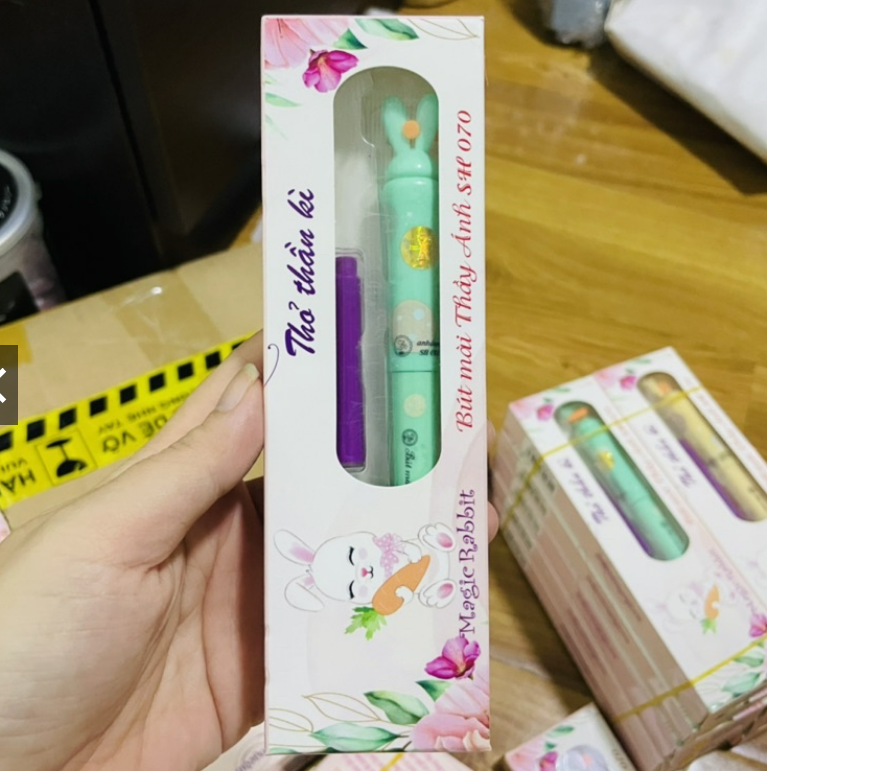 Nhiu mau bút mài thầy ánh sh070 , bút tẩy xóa được - tặng kèm 4 ống mực tiện dụng