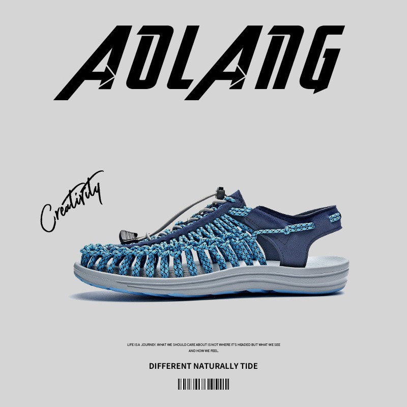 Giày sandal bad under blue a218