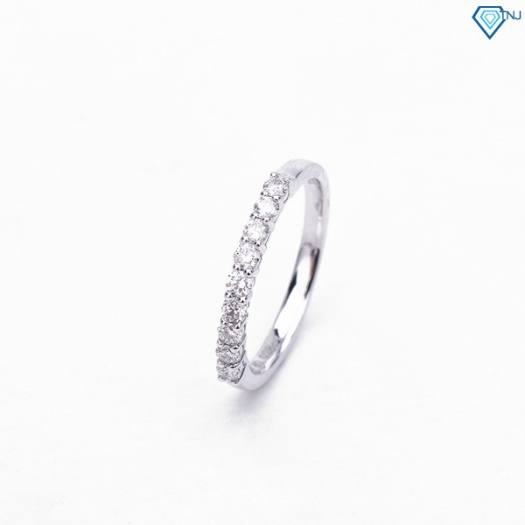 Nhẫn đôi bạc nhẫn cặp bạc đẹp đính đá đơn giản ND0152 - Trang Sức TNJ