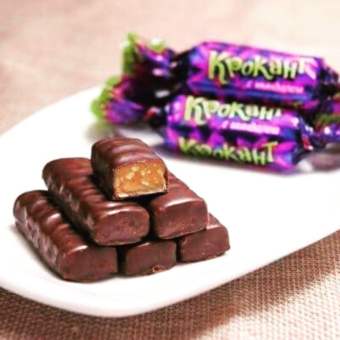 Kẹo Tím Krokant Socola Hạnh nhân Nga