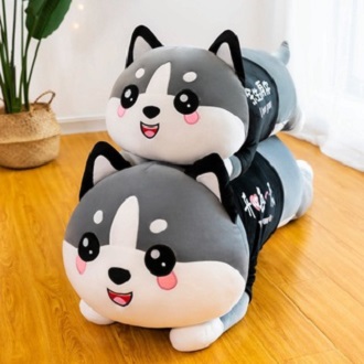 Mèo bông husky siêu to khổng lồ, siêu dễ thương - gấu bông dễ thương - gấu xinh - g32