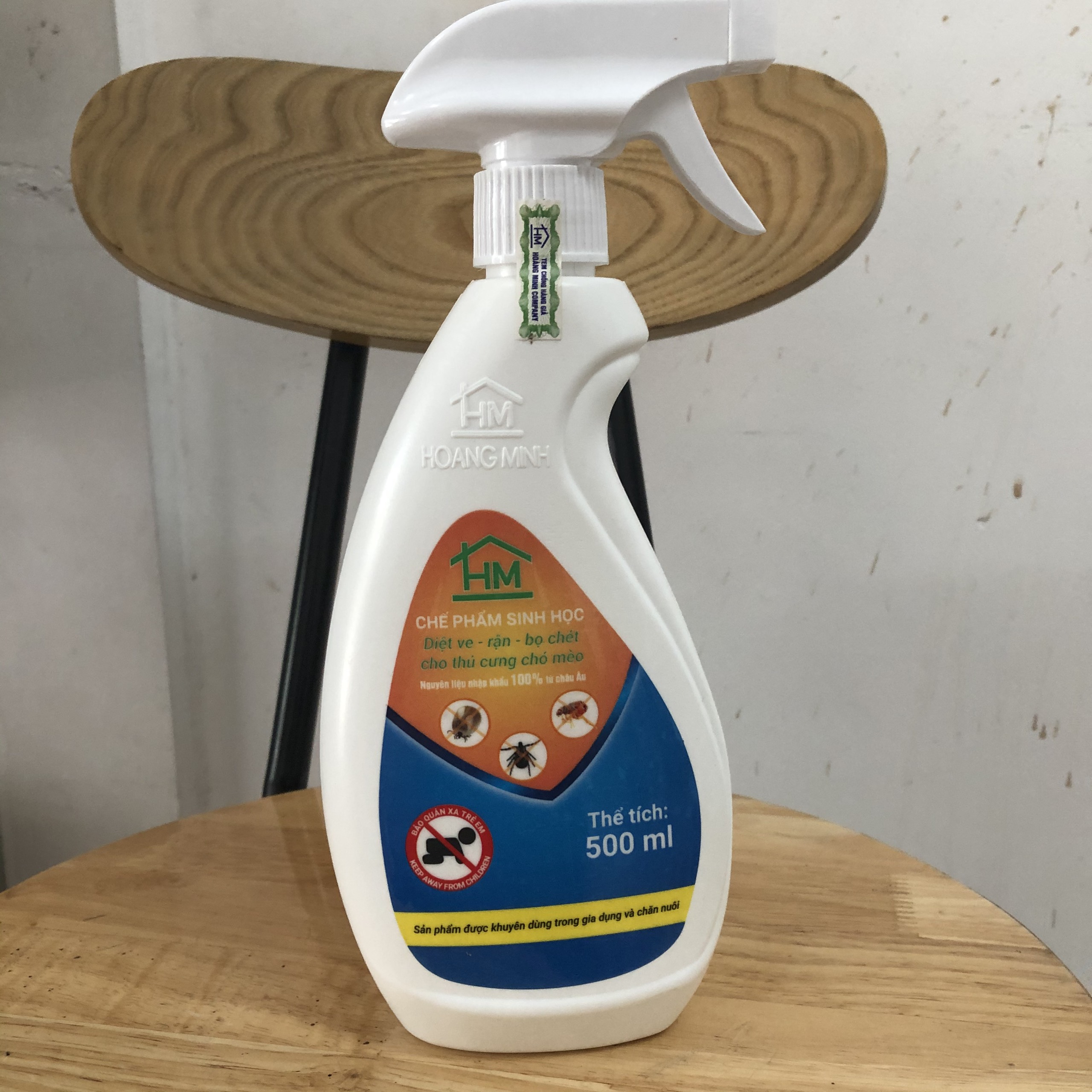 Chế phẩm sinh học diệt ve chó; Diệt ve, rận, bọ chét cho chó mèo; Diệt ve rận bọ chét cho thú cưng; diệt ve cho thú cưng; Thuốc diệt ve chó 500ml