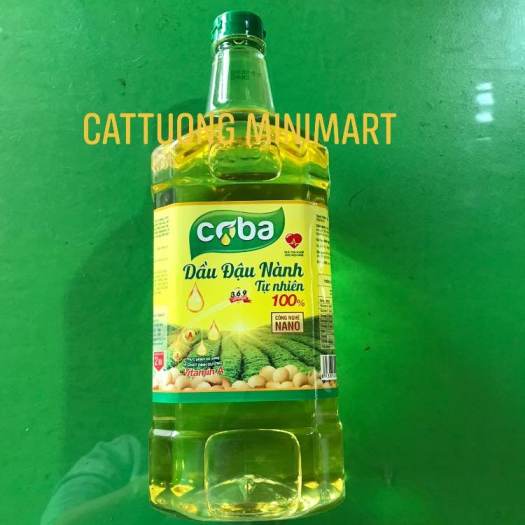 Dầu đậu nành tự nhiên Coba chai 2L