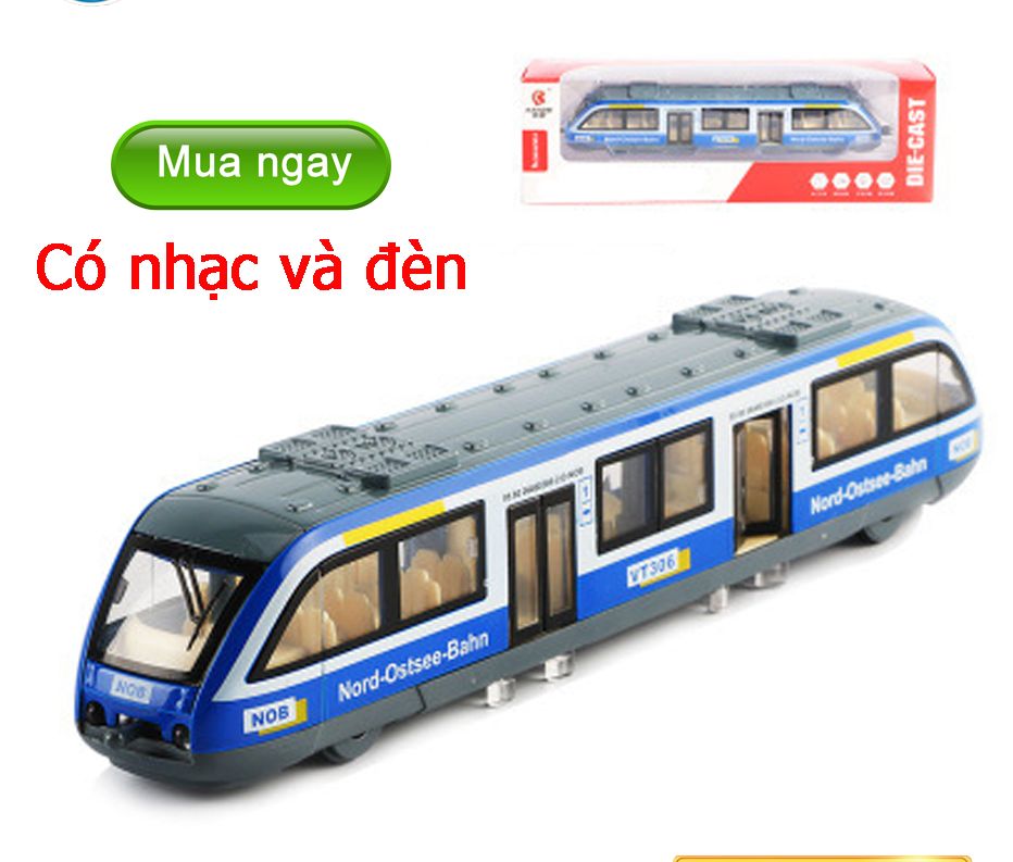 Đồ chơi mô phỏng tàu điện ngầm cho trẻ em mô hình tàu cao tốc hiện đại có âm thanh và ánh sáng hợp kim sắt