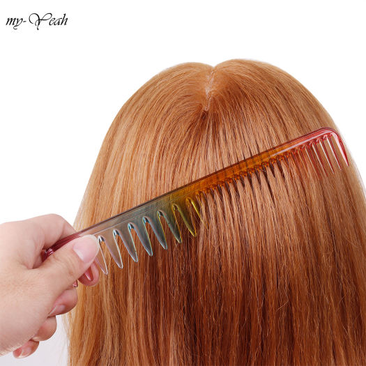 myyeah 1 Chiếc Lược Chải Tóc Cầu Vồng Chống Tĩnh Điện, Lược Thẳng Chịu Nhiệt Hai Đầu, Salon Chuyên Nghiệp Dụng Cụ Tạo Kiểu Tóc-04