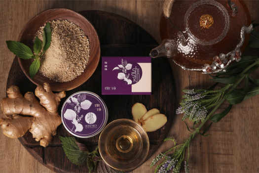 Trà Hòa Tan Tía Tô Shisoko