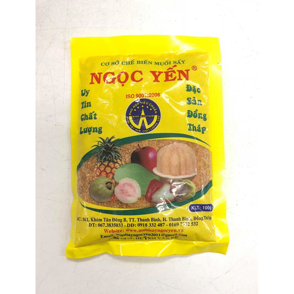 Bịch muối sấy ngọc yến