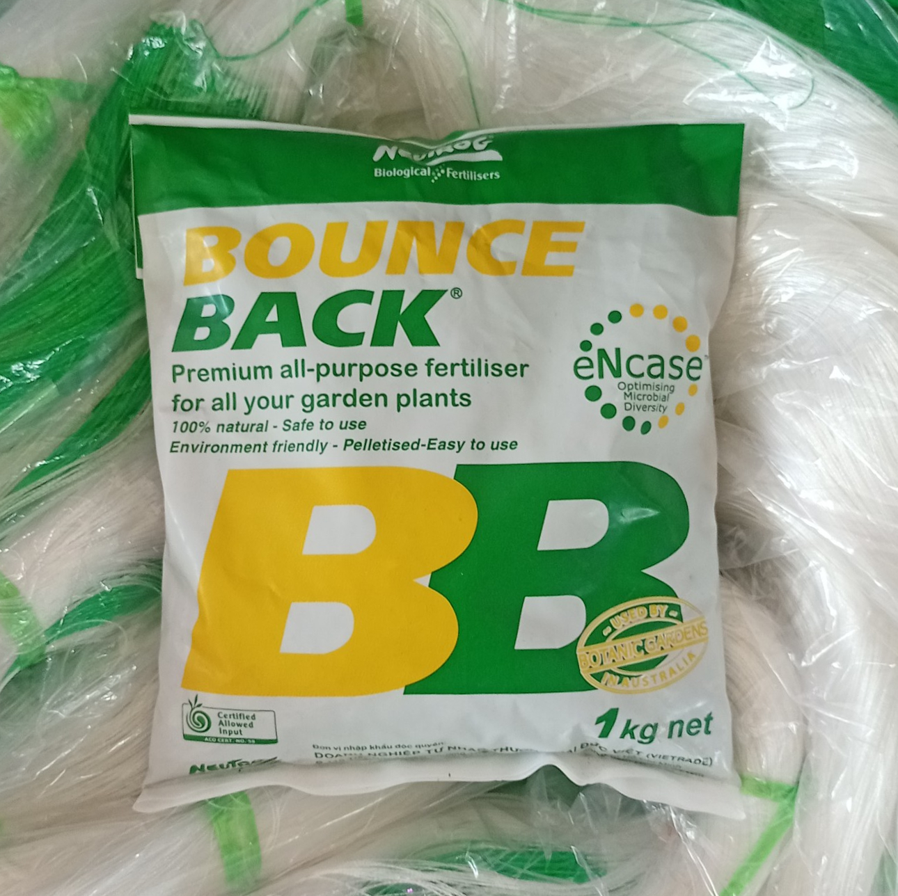Bounce back – gói phân bón hữu cơ cao cấp với đầy đủ đa, trung, vi lượng