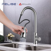 Mitsushi Ready Stock Pull Out Kitchen Faucet