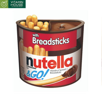 Bánh que chấm Socola hạt phỉ Nutella 52g Mỹ [VITAMIN HOUSE]