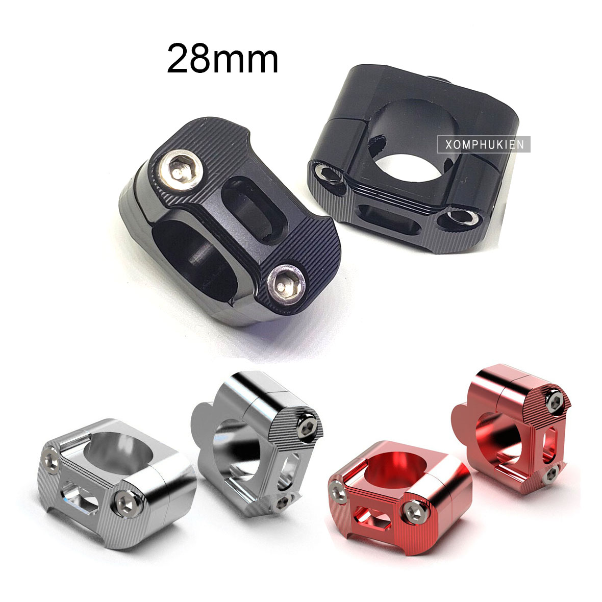 [HCM]Gù Nâng Tay Lái Ghi Đông 28mm Cho Xe Máy [ 1 Đôi ]