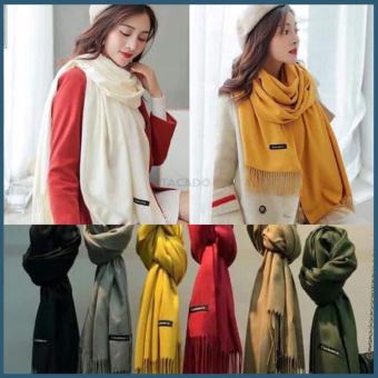Khăn ChoàNg Cổ Dạ Len QuàNg Nam Nữ Cao CấP NhiềU MàU Đẹp Cashmere Tacado Kq1