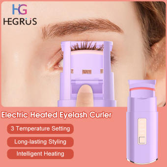 HEGRUS Dụng Cụ Uốn Lông Mi Bằng Điện Dụng Cụ Uốn Lông Mi Cong Mạnh Kiểm Soát Nhiệt Độ Thông Minh Kẹp Lông Mi Dụng Cụ Trang Điểm Lông Mi Dụng Cụ Uốn Lông Mi Làm Nóng Bằng Điện Uốn Cong Lâu Dài