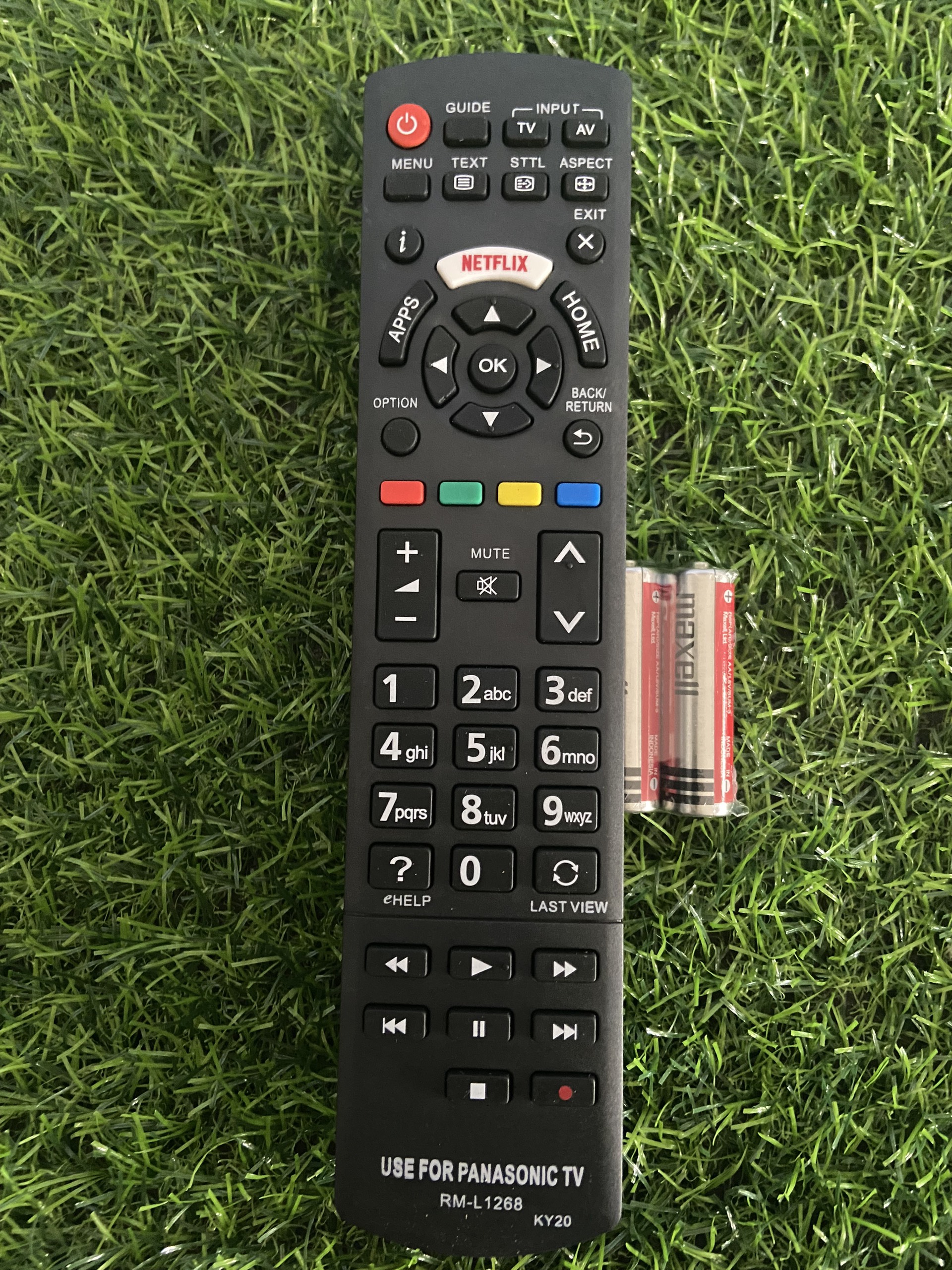 Pana 1268 - remote điều khiển tivi panasonic rm-l1268 . tặng kèm pin