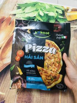 Bánh Pizza nhân hải sản gói 180g (size 18)
