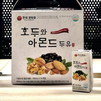 SỮA HẠT ÓC CHÓ HẠNH NHÂN HÀN QUỐC 190ml ( THÙNG 16 HỘP )