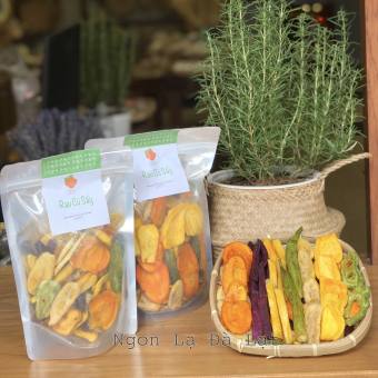 RAU CỦ SẤY GIÒN - TRÁI CÂY SẤY THẬP CẨM -  NGON LẠ ĐÀ LẠT