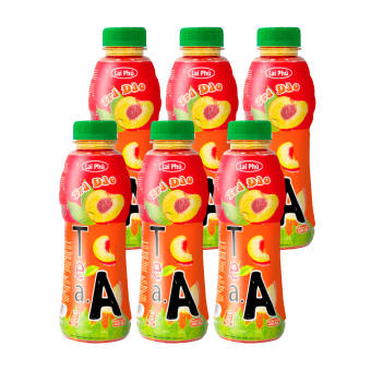 Trà Đào Tea.A chai 450ml (Lốc 6 chai)