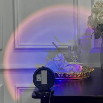 Đèn sunset Hoàng Hôn hot tiktok , đèn led trang trí chụp ảnh mini SL001