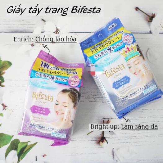 Khăn Giấy Tẩy Trang Bifesta Cleansing Sheets
