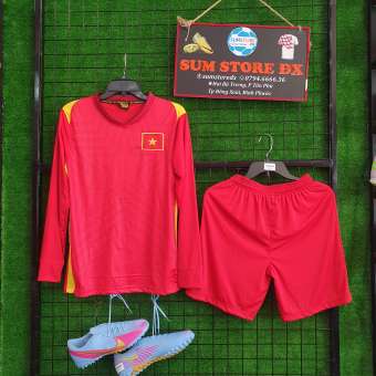 Đồ Đá Banh Dài Tay Đẹp, Cực Chất Việt Nam Dài Tay 2021–Áo Bóng Đá, Đồ Thể Thao Nam Nữ Mẫu Mới