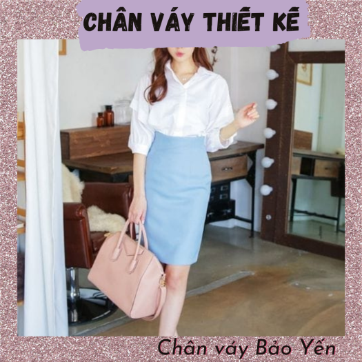 CV145_ CHÂN VÁY BÚT CHÌ CÓ LÓT KẾT NÚT MÀU XÁM,MÀU ĐEN (WAREHOUSE) | Shopee  Việt Nam