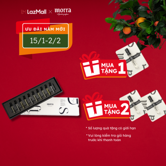 Hộp quà nước hoa Morra gồm bộ sưu tập December và bộ sưu tập The Mood - 10 chai 2ml dạng xịt