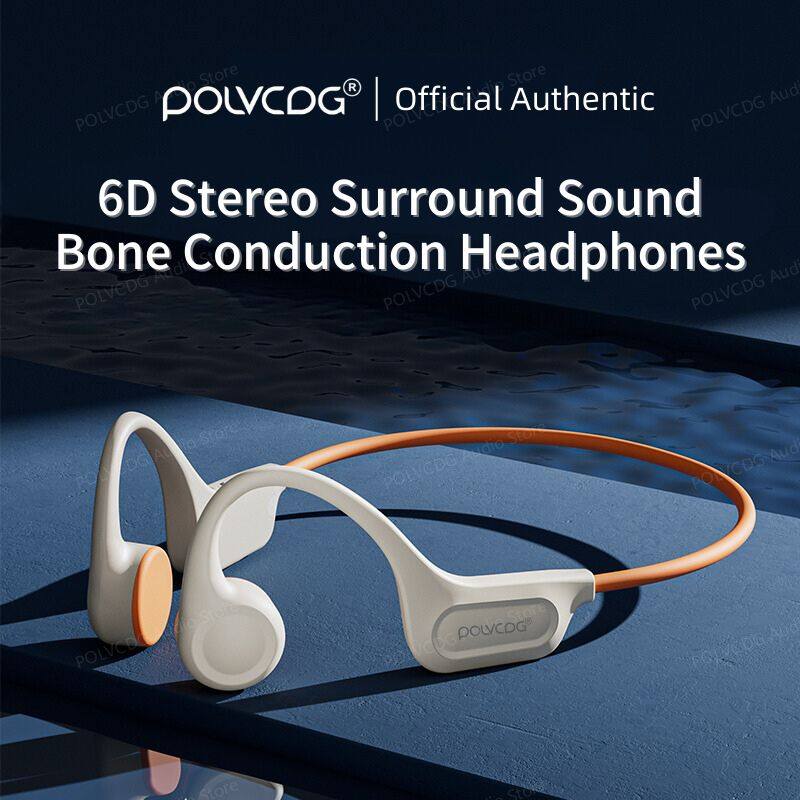 POLVCDG IPX6 Waterproof Bone Conduction Headphones True Wireless Bluetooth Earphones Original High Quality Bass Wireless Earbuds Sports Headphones