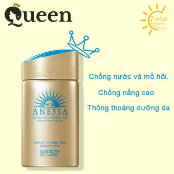 Kem chống nắng Anessa 60ml/90ml Anessa perfect uv SPF50+ PA++++ Chống nắng dùng cho mặt và cơ thể