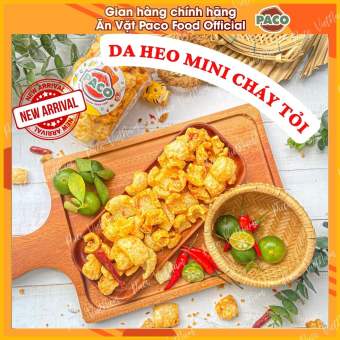 DA HEO CHÁY TỎI/MẮM HÀNH/PHÔ MAI GIÒN GIÒN NGON THƠM RỤM PACO FOOD HỦ LỚN KHỔNG LỒ
