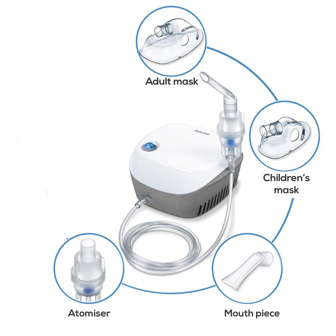 beurer nebulizer parts