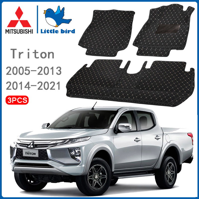 LittleBird พรมปูพื้นรถยนต์ โรงงานผลิตของไทย Mitsubishi Triton 2Dr 4Dr 2005-2021 การรับประกันคืนสินค้าภายใน7วัน พรมรถยนต์ ราคา 1,599 บาท*ส่งฟรี