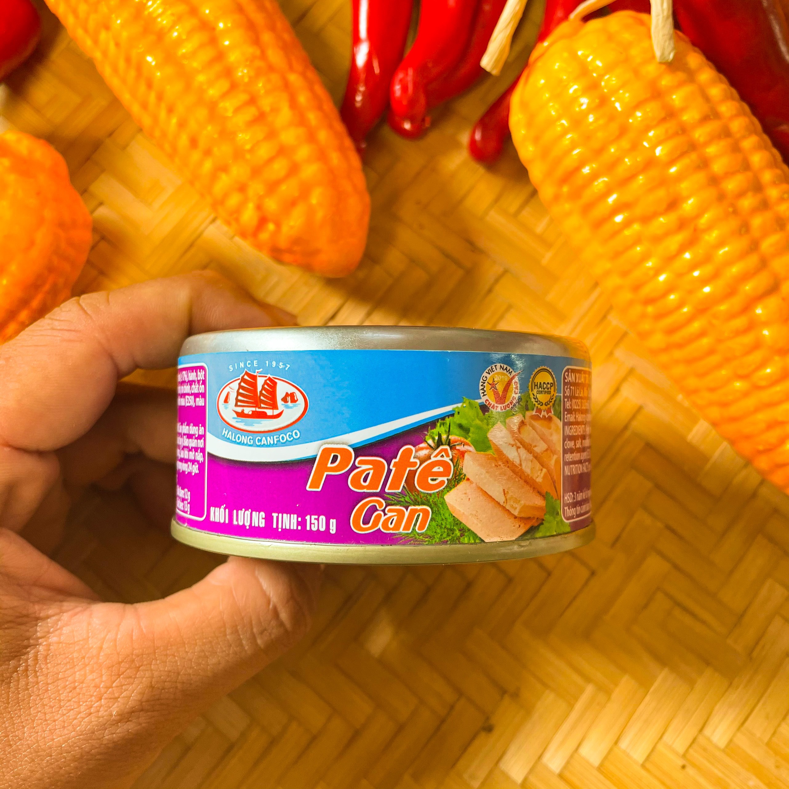 Pate gan hạ long canfoco đóng hộp 150gr