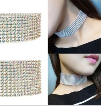 Chocker vòng cổ đính đá sang chảnh