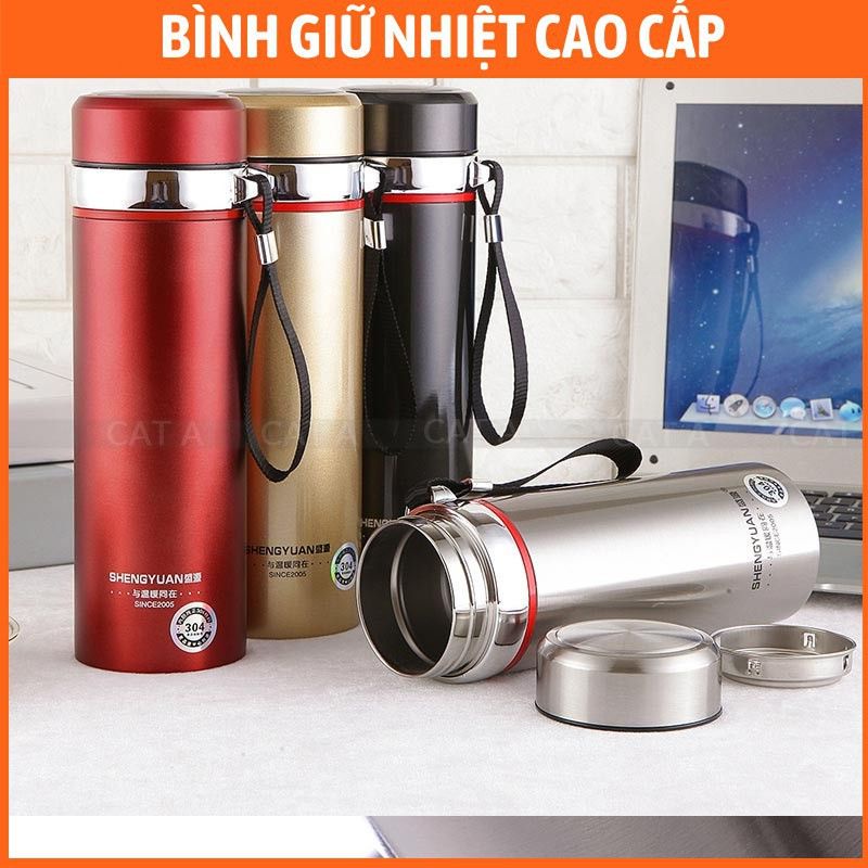 Bình giữ nhiệt lắp kim cương cao cấp 1500ml , giữ nóng giữ lạnh