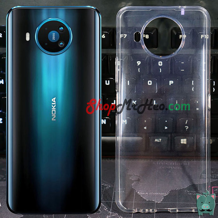 Ốp lưng dẻo trong suốt nokia 8.3