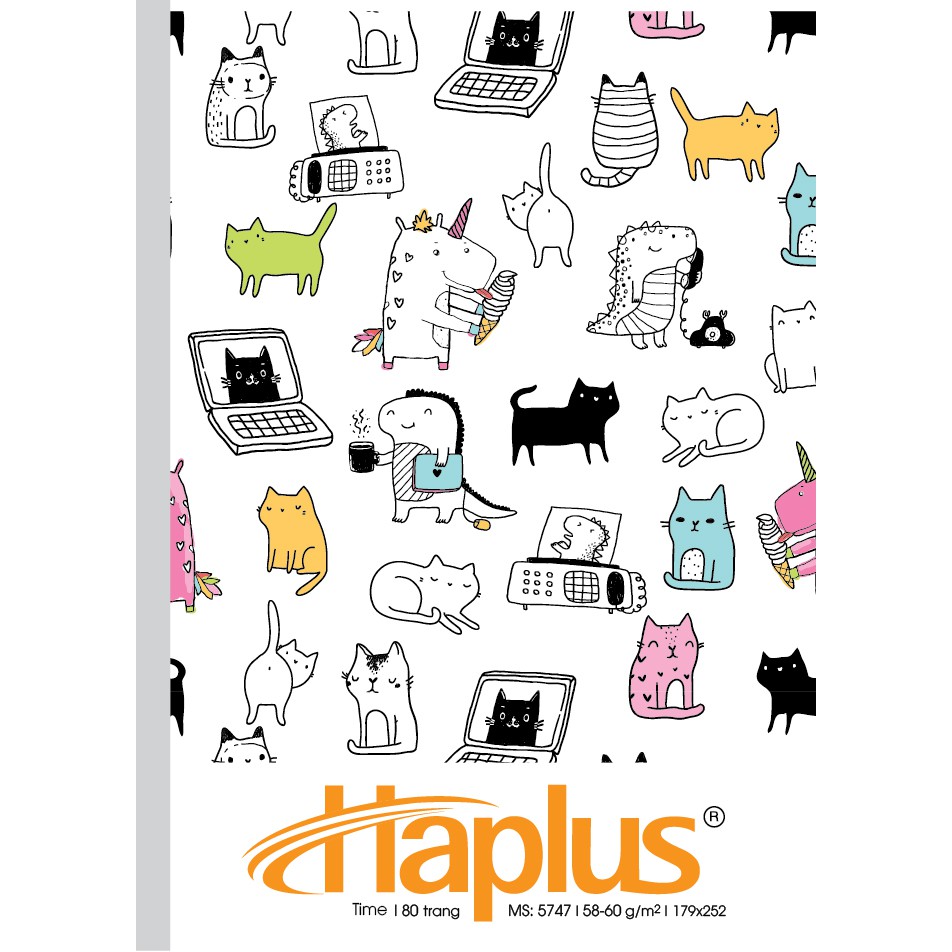 Vở kẻ ngang HAPLUS - Time 80 trang