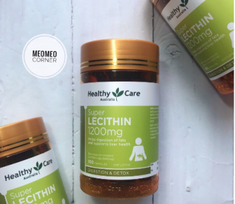 Mầm đậu nành Healthy Care Lecithin 1200mg Úc 100 viên
