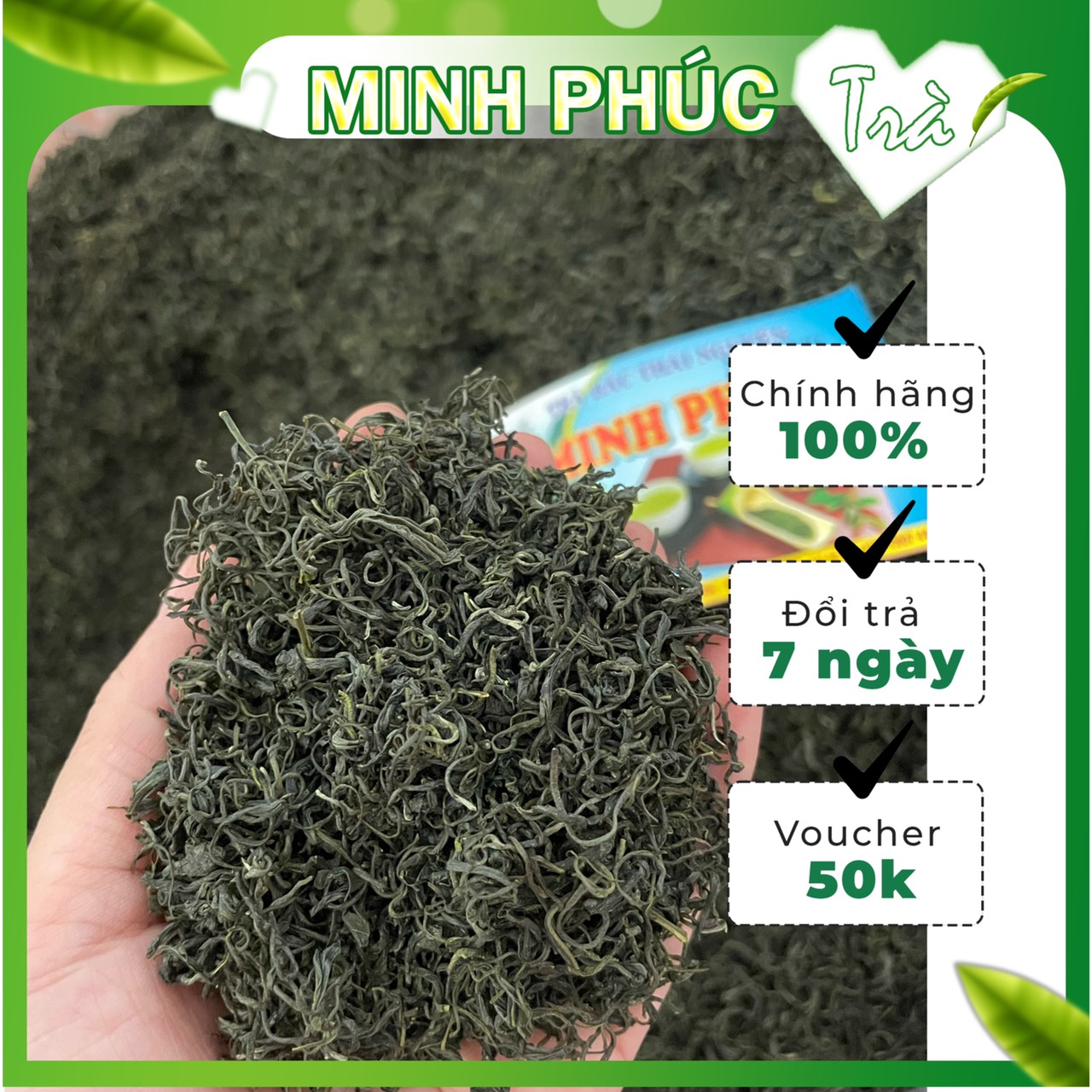 500G TRÀ NÕN TÔM TÂN CƯƠNG THÁI NGUYÊN-đóng túi hút chân không màu đỏ