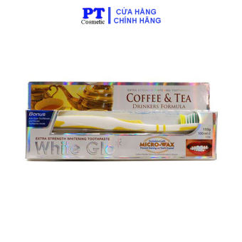Kem đánh răng dành cho người uống trà và cà phê White Glo 150g Chính Hãng