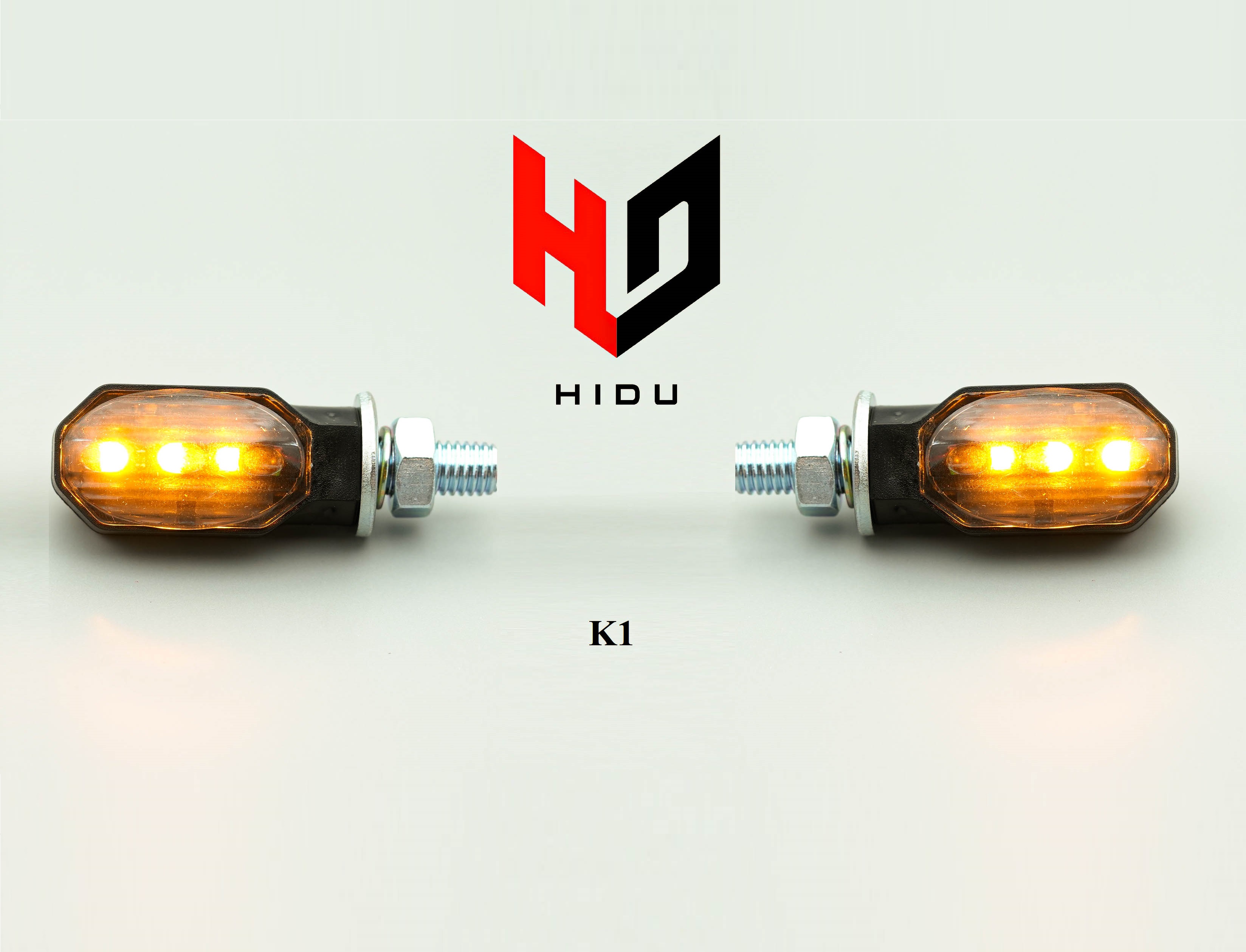 Đèn xi nhan K1 HIDU CHÍNH HÃNG kiểu mini cho các dòng xe winner X, exciter 150, NVX, MSX, CBR,MT-seri, PKl, PKN.