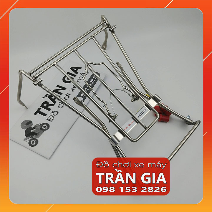 Baga giữa inox xe ab airblade 2011-2012 gác baga trước treo đồ air blade đầu bò 8 ly