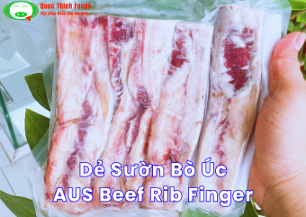 Dẻ Sườn Bò Úc- 500gr - US Beef Rib Finger - Giao Siêu Tốc 2H HCM - Thịt Nhập Khẩu Quoc Thinh Foods